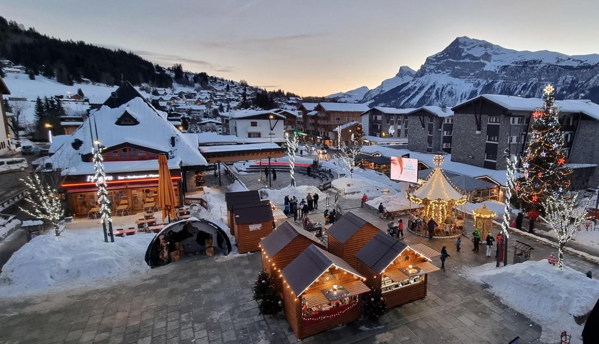 Апартаменты Bellevue Centre, Wifi, Mountain View Ле-Карроз-д'Араш Номер фото